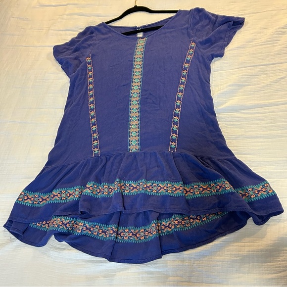 Summer Boho Pheasant Top Tunic Medium - Picture 1 of 8